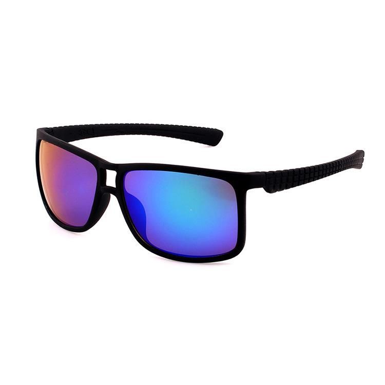 Oversize Square Mirror Lens Sport Sunglasses