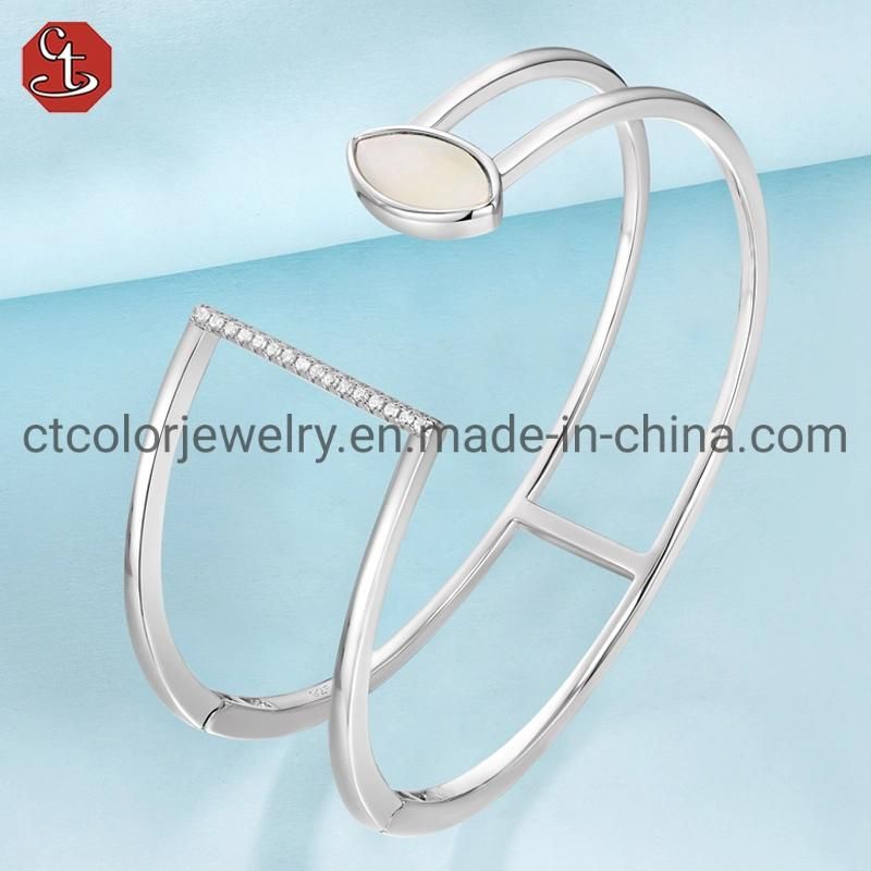 925 Sterling Silver Wholesale Jewelry Bangles Bracelets Ring Necklace Earring Jewelry Set