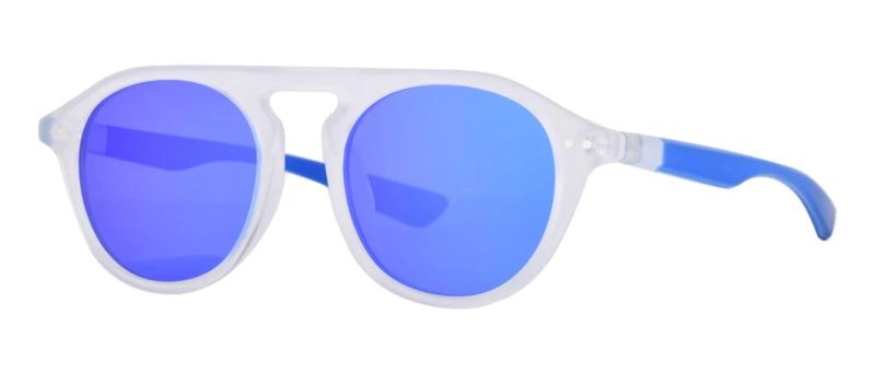 Eugenia 2022 Drop Shipping New Fashion Smallsize Frame Clear Smoky Transparent Shades Luxury Brand UV400 Blue Revo Sunglasses Round River on Stock Men Women Su