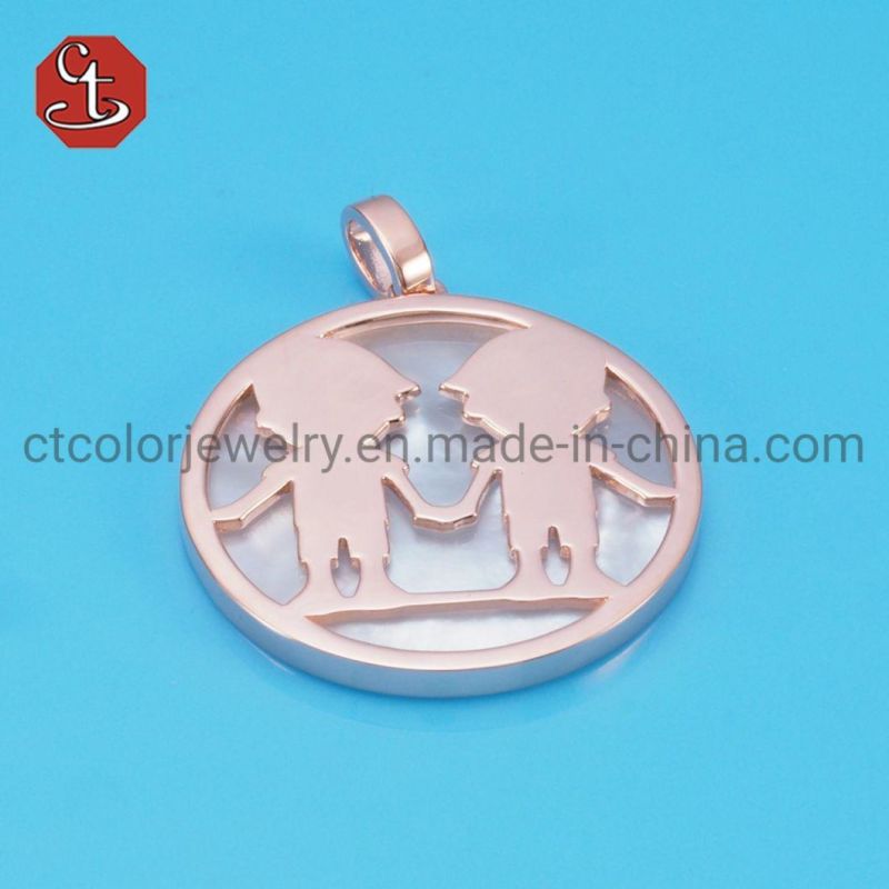 Shell Pearl Pendants Boys′ Friendship Jewelry for Student Kids Necklace