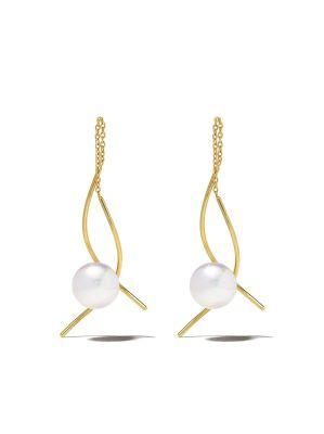Fashionable and Elegant Crisscross Set Pearl Earrings Jewelry