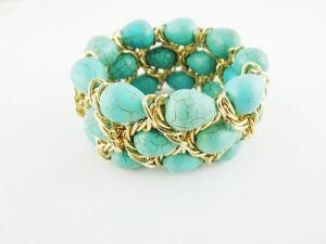 Latest Style Gemstone Bracelet, Semi Precious Gemstone Turquoise Bead Bracelet, Fashion Jewelry Bracelet