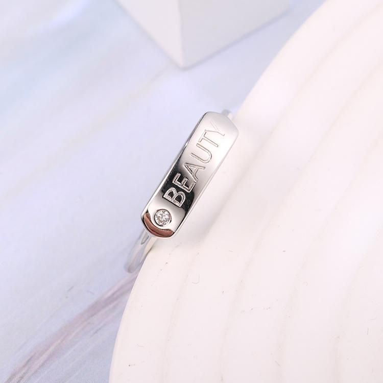 Fashion Jewelry Beauty 925 Silver Fashion Accessories Hip Hop Jewellery Factory Wholesale Trendy 2022 Elegant Ring