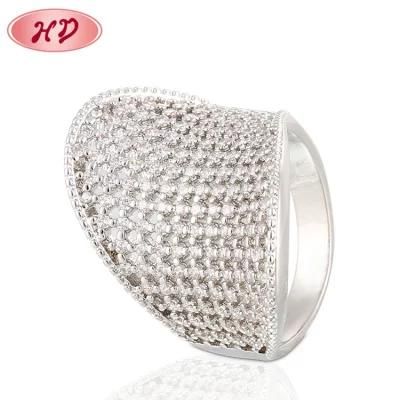 Fashion 18K Gold Color Unique Rings Jewellery Women CZ Rings