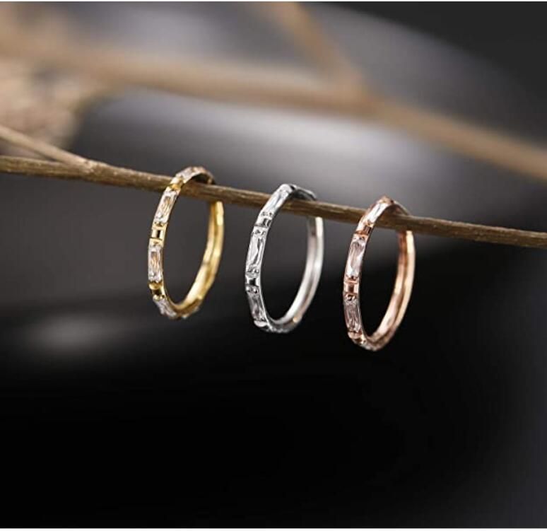 Hypoallergenic Surgical Stainless Steel Jewelry Piercings Hinged Nose Hoop Nose Rings Segment Clicker