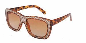 Fashion Sunglasses with Lether on Frame (M6139)