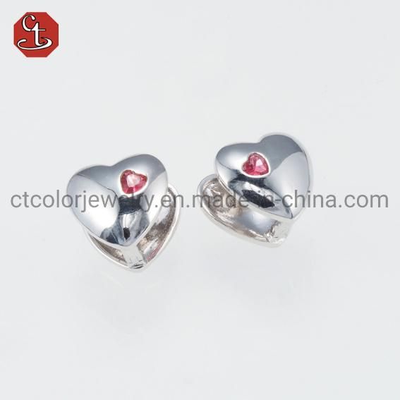 Wholesale High Quality Mini 925 Sterling Silver Fashion Jewelry Zirconia Stud Earring