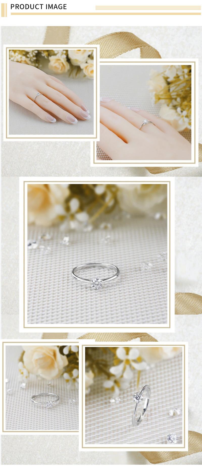 Hot Sale Plain 925 Sterling Silver Ring High Quality Metal Rings