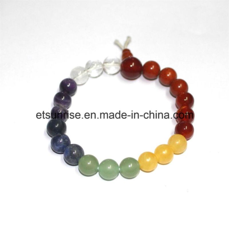 Semi Precious Stone Fashion Crystal Agate Bracelet Bangles Jewelry