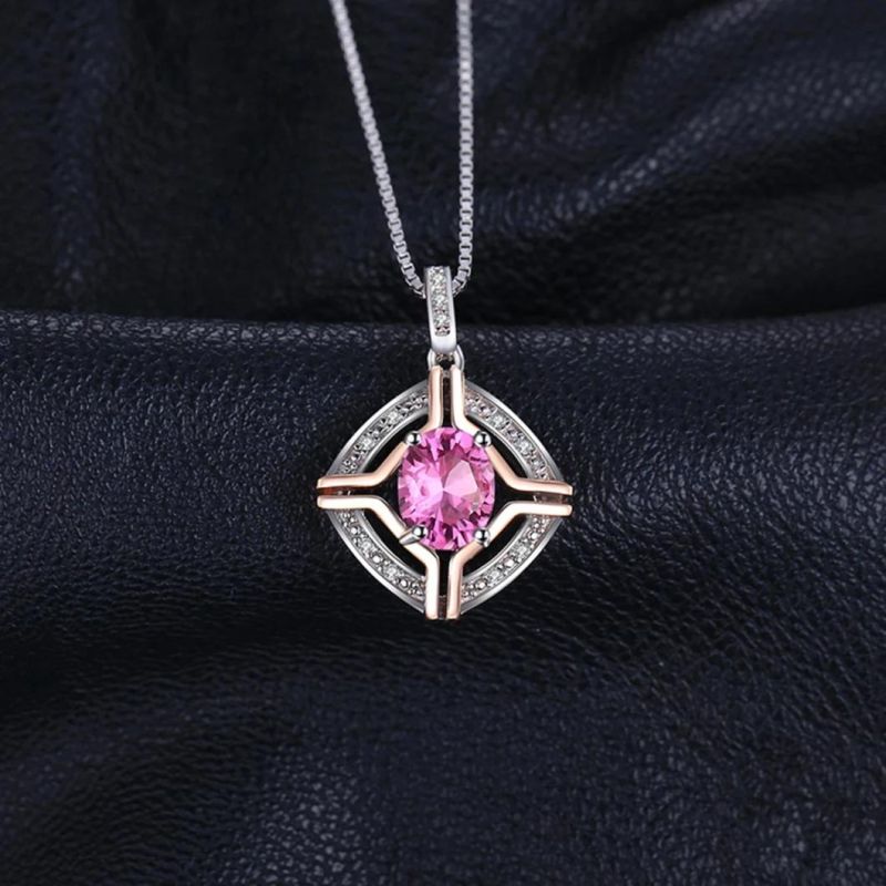 Imitation Jewelry Fashion Pendant Necklace Sterling Silver Jewelry for Women Wholesale
