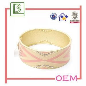 Popular Styles Pink Bangles with Diamond