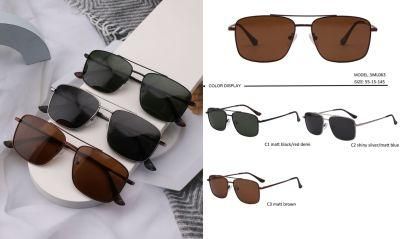 Modern High Quality Metal Ray Band Metal Frames Polarized UV400 Sunglasses for Men