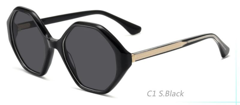 2022 Classic Square Geometric Brown Tortoise Sunglasses for Women Man Retro Trendy UV400 Sunnies