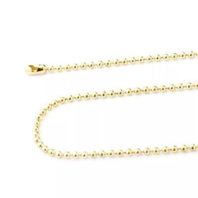 High Quality 18K Gold Plating Ball Chain