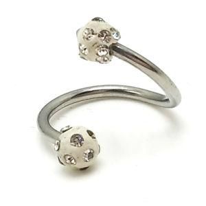 Fashion Jewelry Women Titanium Steel Simple Finger Ring