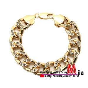 Brand New Iced out Hip Hop Style Chain Fashion Bracelet - Fxb319