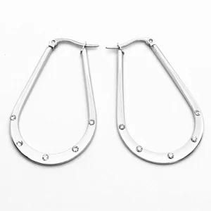 Yongjing Jewelry Stainless Steel Fashion Hoop Earrings (YJ-E0035)