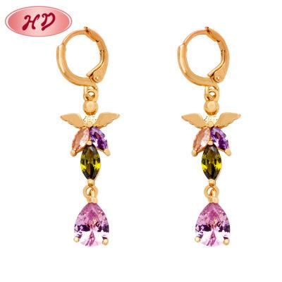 2020 Fashion 18K Gold Plated Jewelry Drop Earring Design for Women