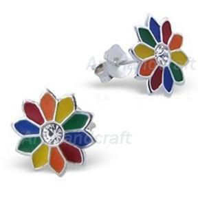 Fashion Earring in Paint Flower (AEA1308)