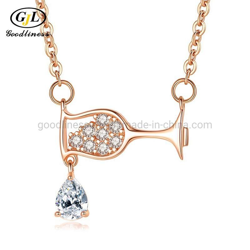 Hot Sale Newest Fashion Ladies Zircon Necklace Jewelry