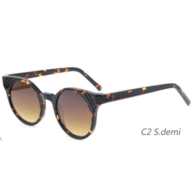 2022 Classic Style Trendy Eyewear Polarized Sunglasses Acetate Handmade Sunglasses