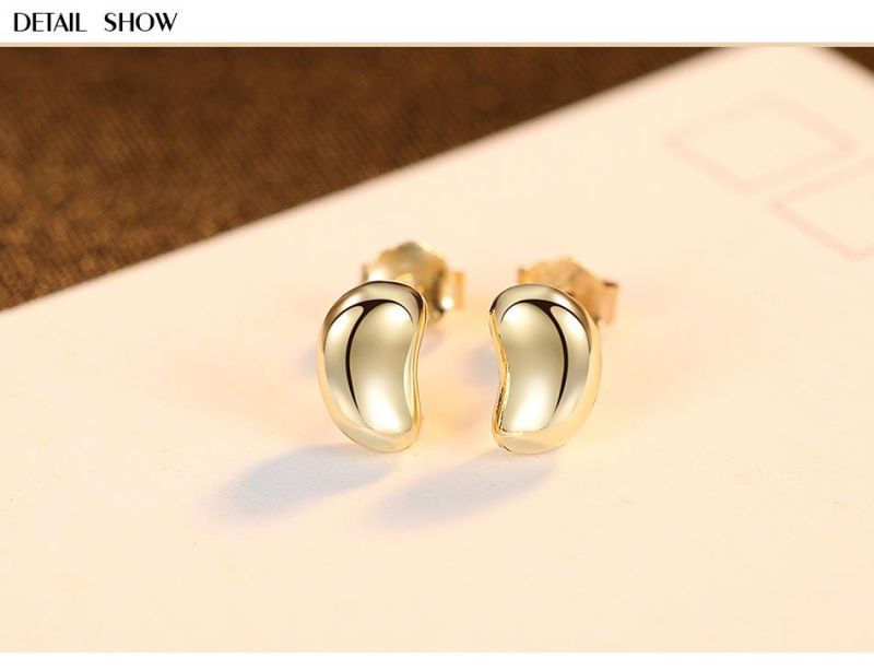 Fashion Jewellery Consumed Beans Fine Needle Earrings Ear Stud