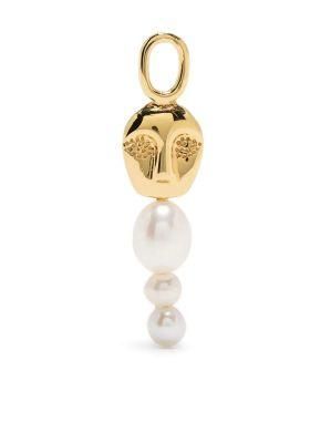 Fashion Creative Human Face Pearl Earrings Jewelry