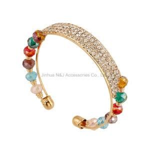 Handmade Gold Crystal Bracelets for Women Girls Best Friends Charm Bracelet Jewelry