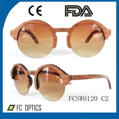 Compertivie Price Fashion Wood/Bamboo Sunglasses Manufacturer Wooden Sunglasses