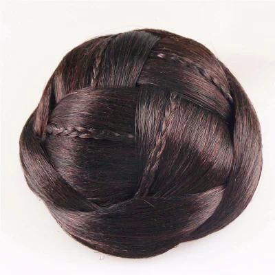 New Novelty Hair Accessories for Women Hair Braided Chignon Synthetic Hair Bun Extensions