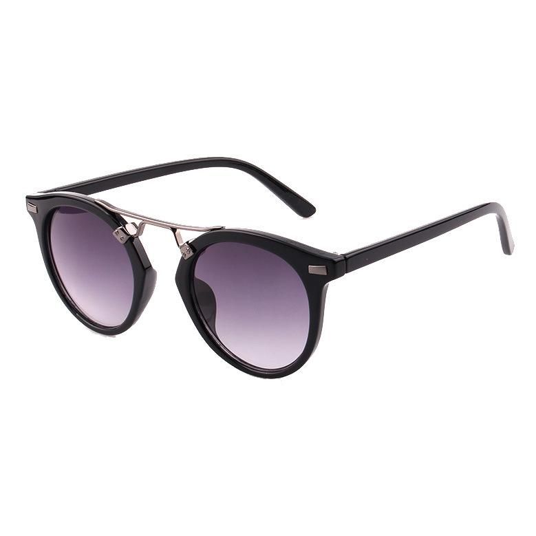 2018 Fashionable Mirror Lens Sunglasses with Metal Combination