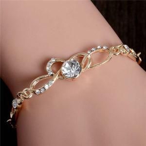 Gold Color Fashion Women&prime;s Jewelry CZ Crystal Bracelet