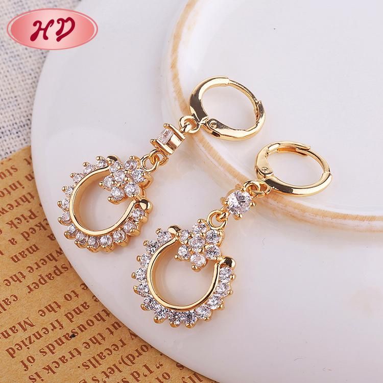 New Style Latest Best Selling Fashion Design Hanging Drop Earrings for Girl