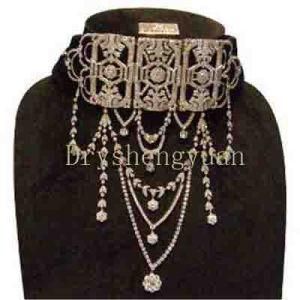 Chandelier Fashion Jewelry Necklace (QSY-N79)