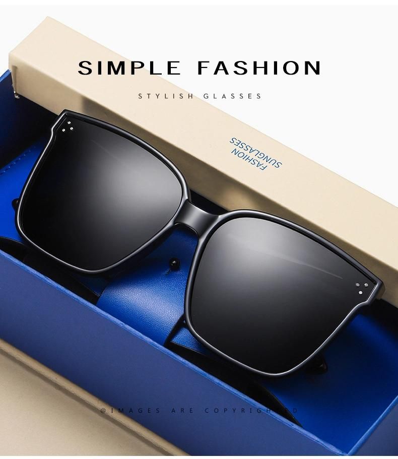 Fashion Designer Shades Unisex Face Sheild Gafas Big Over Frame Vintage Squared Women Polarized Sunglasses