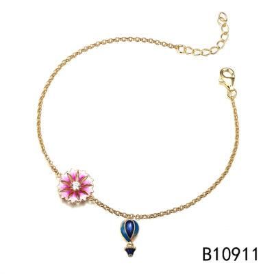 2022 New Arrival 925 Silver Sterling Enamel Bracelet Jewelry