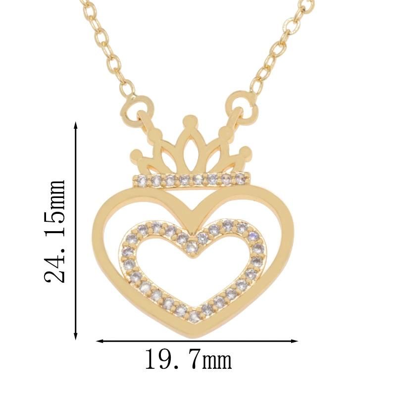 2022 Latest Fashion Zircon Girls Jewelry Necklaces