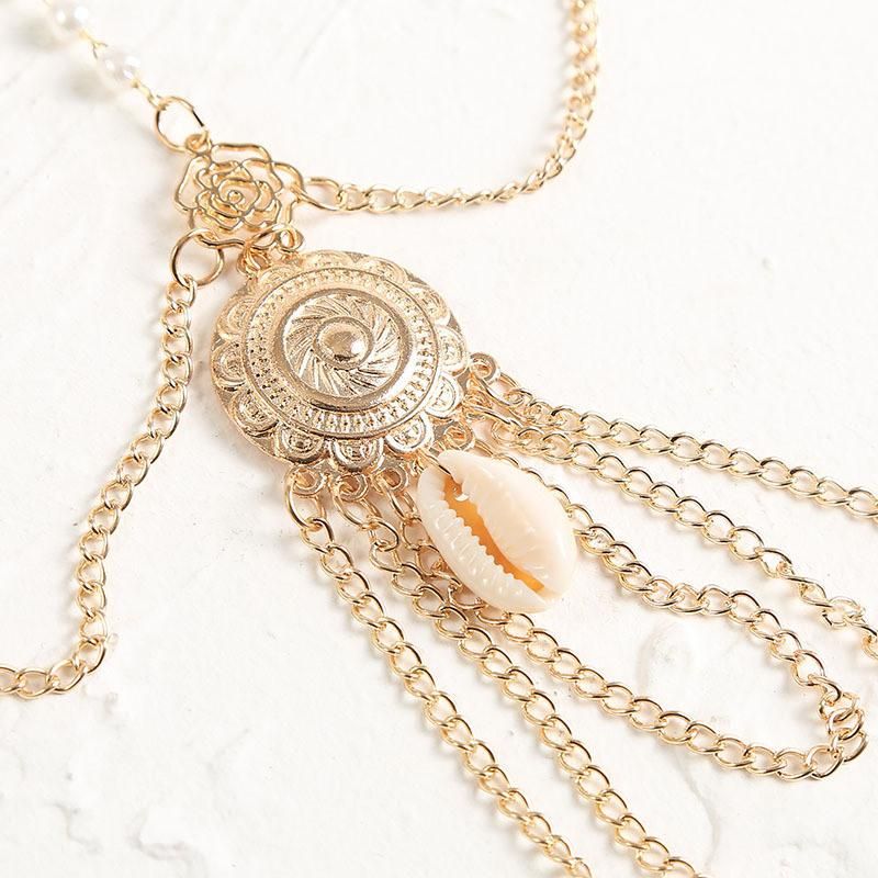 Trendy Female Pendants Thigh Chain for Women Silver Color Metal Chain Tassel Leg Chain Body Jewelry