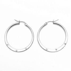 Yongjing Jewelry Stainless Steel Fashion Hoop Earrings (YJ-E0030)
