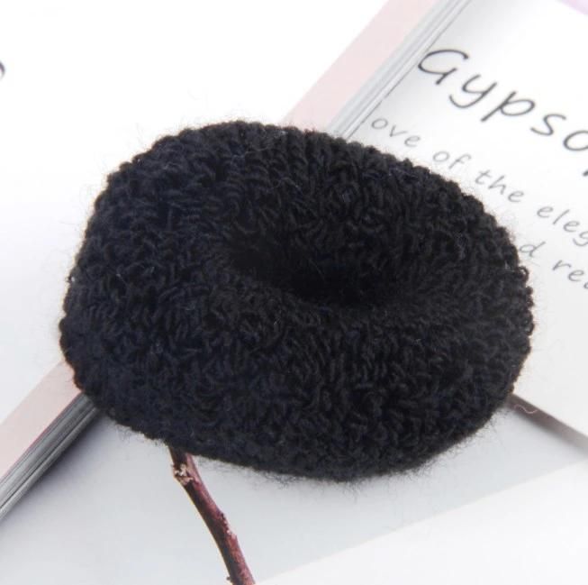 Korean Version of Ins High Elastic Candy Color Black Hair Ring Towel Hair Ring Rubber Band Hair Rope Hair Accessories