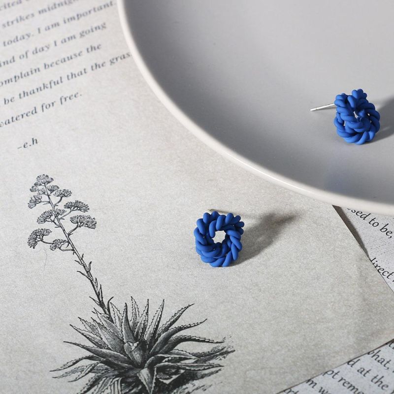 Klein Blue Series S925 Silver Pin New Earrings