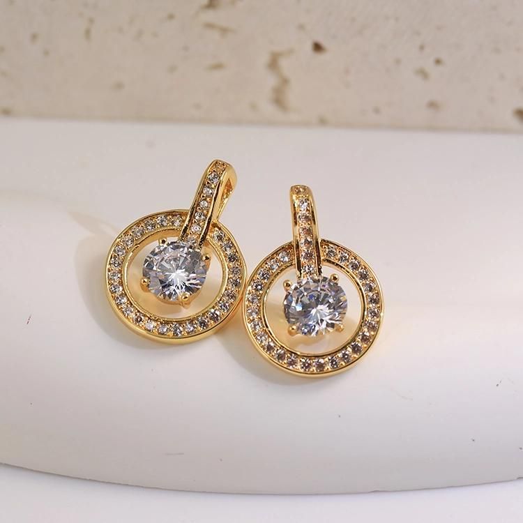 Fashion Accessories 925 Silver Lab Diamond Moissanite Cubic Zirconia Jewellery Elegant Handmade New Arrival Fashion Jewelry Charm Earrings