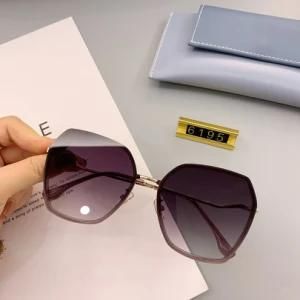 New Fashion Vintage Women Black Silver Customized Style Sunglass