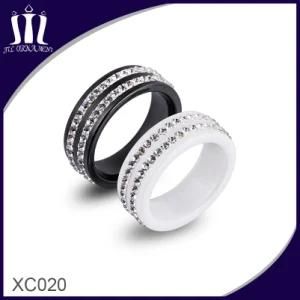 Xc020 Two Circle Stones Engagement Rings