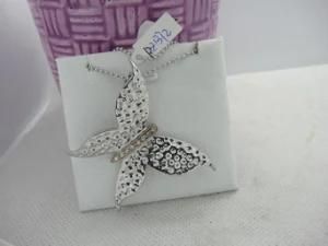 Fashion Stainless Steel Butterfly Bling Pendant (PZ1372)