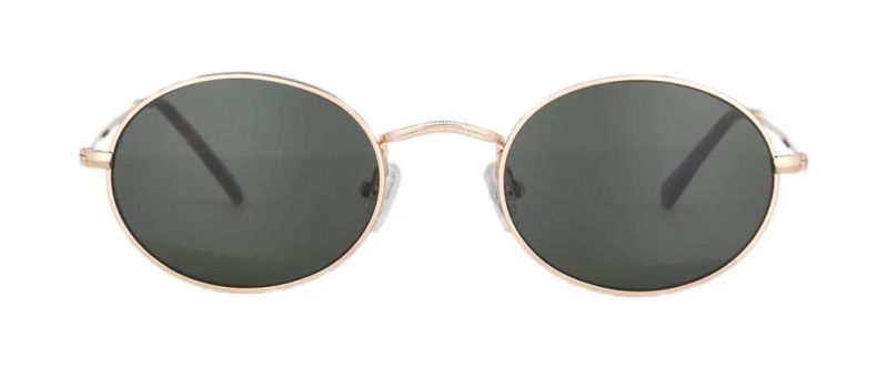 2021 Newly Fashion Tiny Cateye Metal Sunglasses