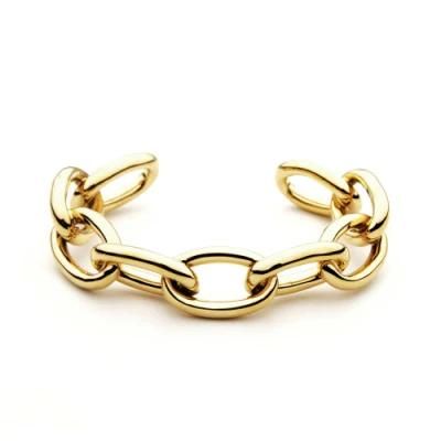 High-Quality Polishing 100% Copper Bracelet with 18K Gold Plating