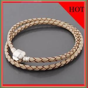 Clear Wrap Leather Bracelet Jb259