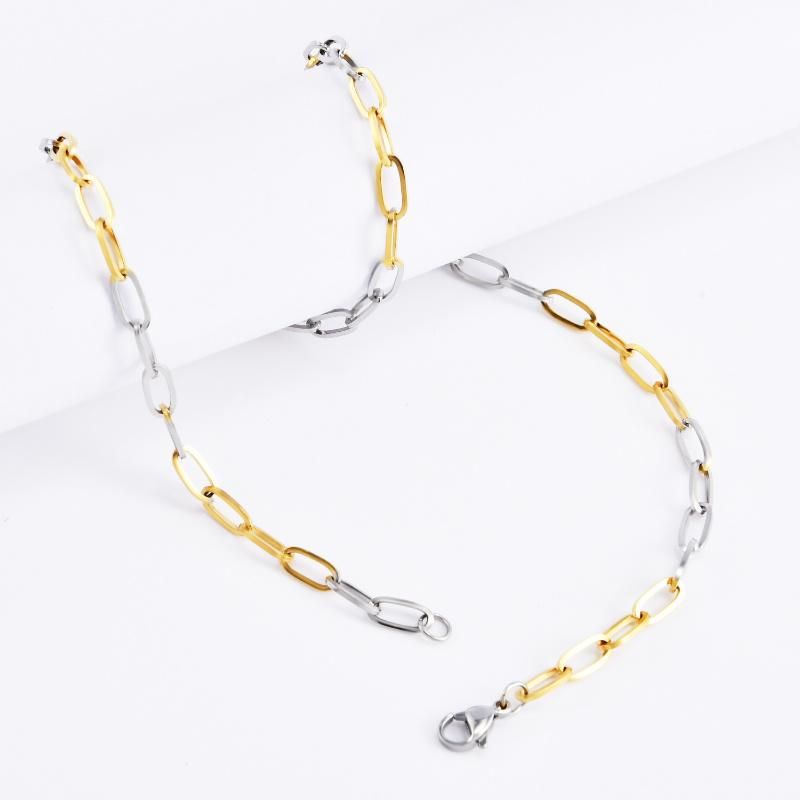 Wholesale Gold Plated Necklace Square Wire Cable Chain for Bracelet Necklace Jewelry Making
