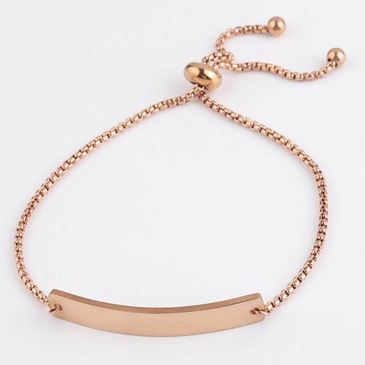 Wholesale Fashion Stainless Steel Jewelry Simple Custom Bracelet